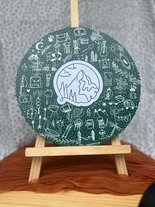 Adventure Awaits Wooden Sign